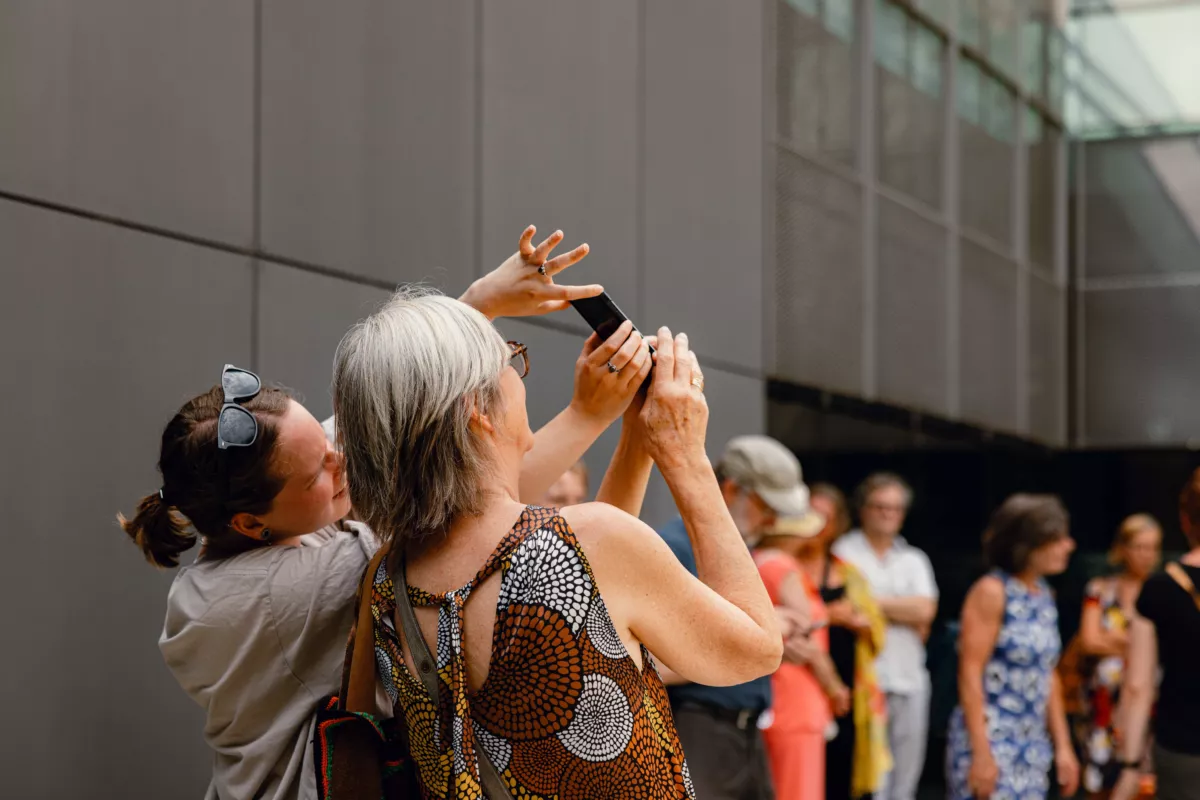 Project van KOP: Bredase Tuinen der Lusten, een expositie in de openbare ruimte met Augmented Reality als extra laag voor beleving. [Foto Lars de Nijs voor KOP]