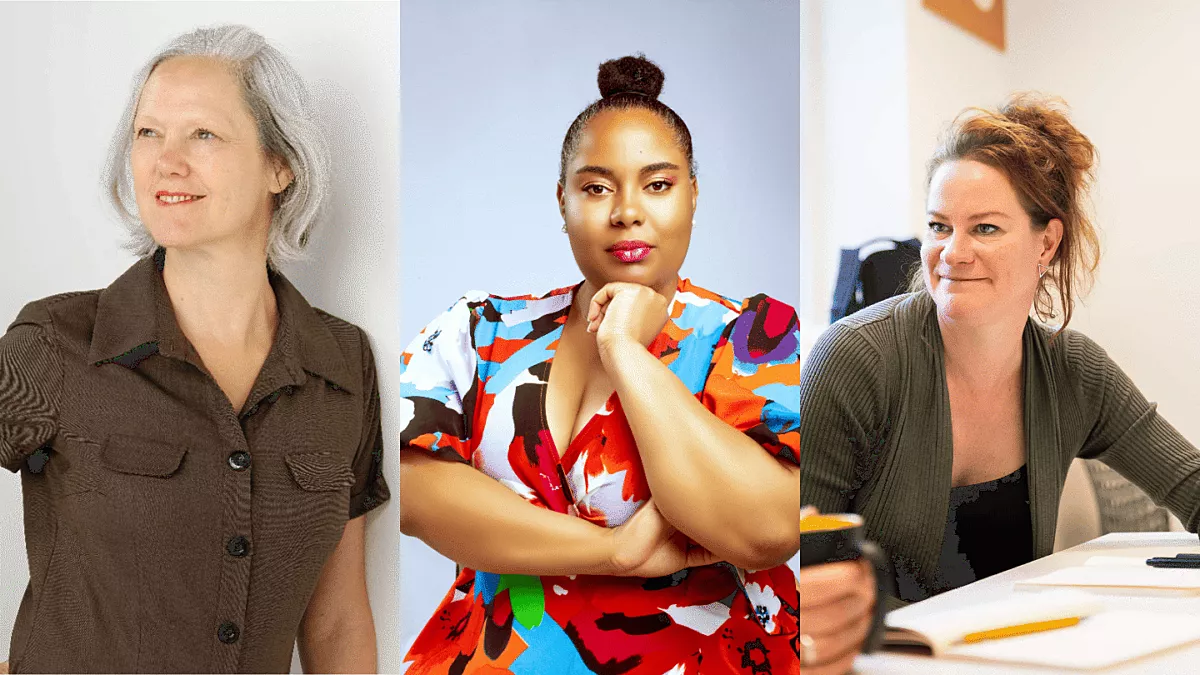 Van links naar rechts: Wilja Jurg, Sharifa Balfour en Meike Veldhuizen