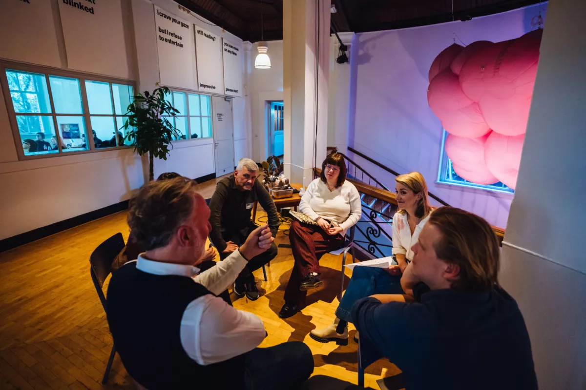 Foto van een break out sessie tijdens de eerste DEN Community meet-up